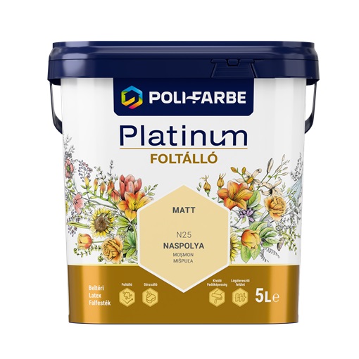 Platinum Foltálló falfesték Naspolya N25  5 L