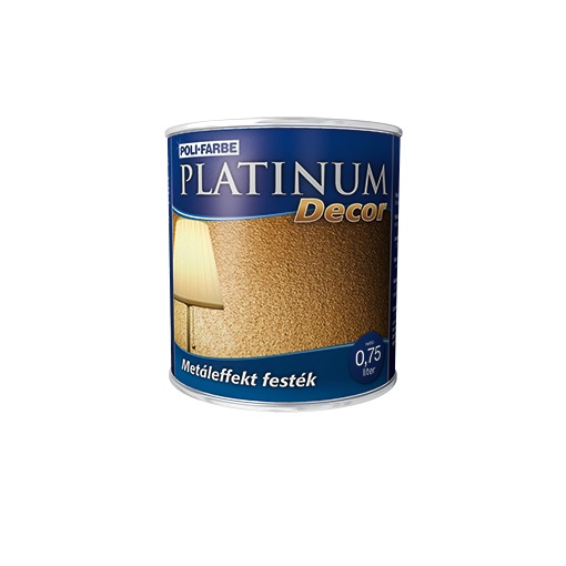 Platinum decor effect metál ezüst 0,75 L