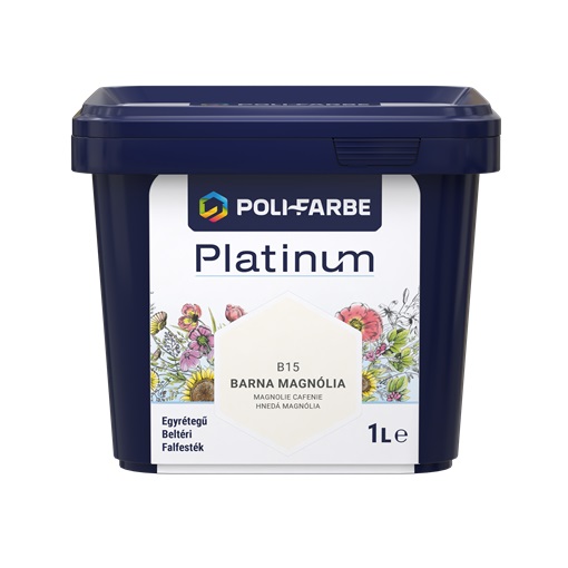 Platinum falfesték Barna magnólia B15  1 L