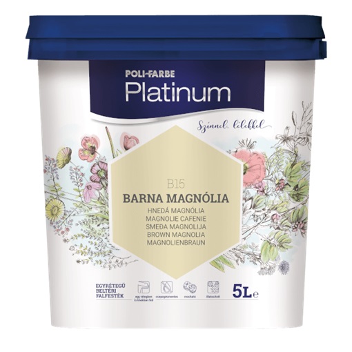 Platinum falfesték Barna magnólia B15 5 L