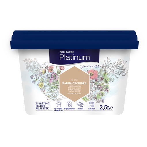 Platinum falfesték Barna orchidea BO40 2,5 L