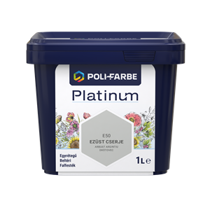 Platinum falfesték Ezüst cserje E50  1 L