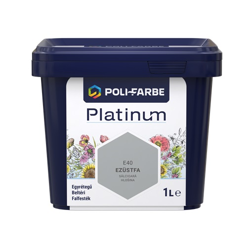Platinum falfesték Ezüstfa E40  1 L