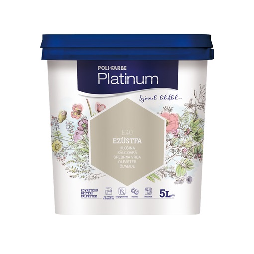 Platinum falfesték Ezüstfa E40 5 L