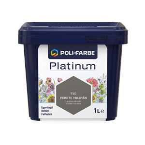 Platinum falfesték Fekete tulipán F60 1 L
