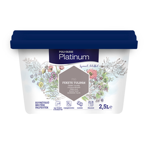 Platinum falfesték Fekete tulipán F60 2,5 L