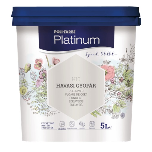 Platinum falfesték Havasi gyopár H10 5 L