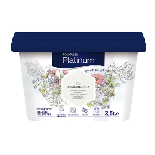 Platinum falfesték Királybegónia K10 2,5 L