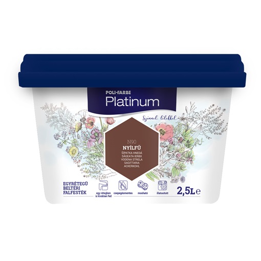 Platinum falfesték Nyílfű N90 2,5 L KIFUTÓ