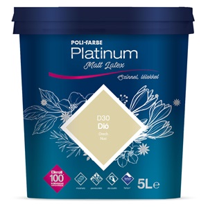 Platinum matt latex (K&F) Dió D30 5 L KIFUTÓ