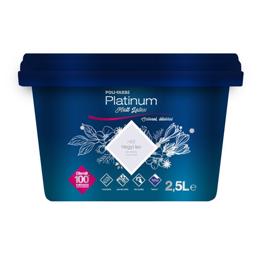 Platinum matt latex (K&F) Hegyilen H20 2,5 L KIFUTÓ
