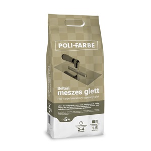 Poli-Farbe beltéri meszes glett (Corso)  5 kg