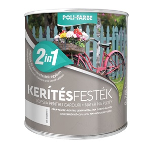 Poli-Farbe kerítésfesték barna 0,75 L