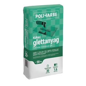 Poli-Farbe kültéri glett (Corso) 20 kg