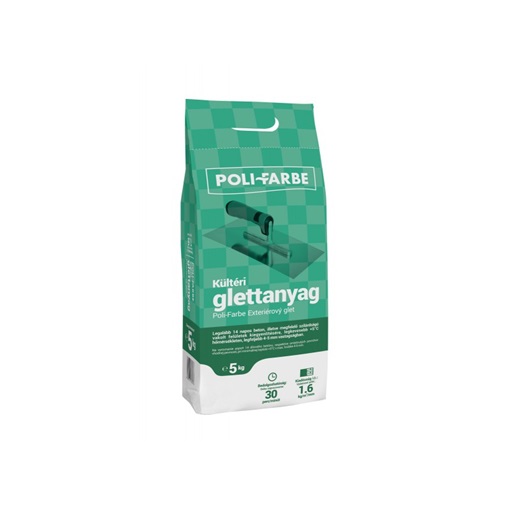 Poli-Farbe kültéri glett (Corso)  5 kg