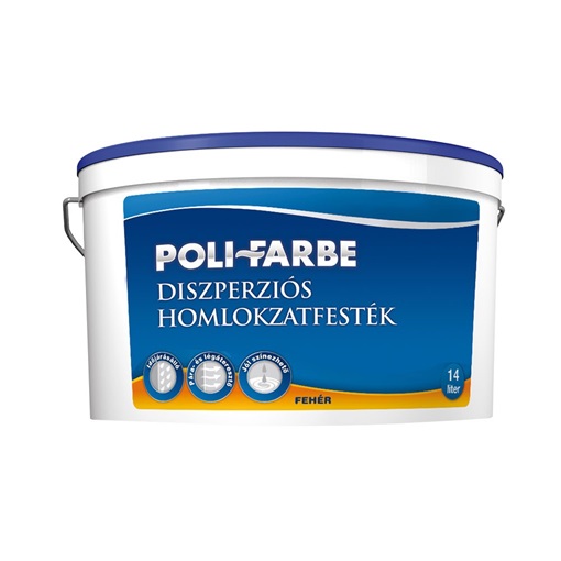 Poli-farbe diszp. homlokzatfesték 14 L