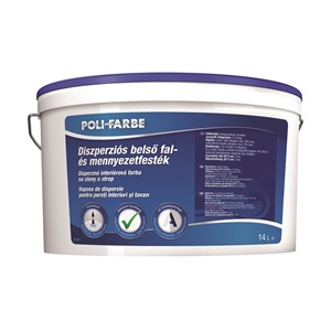 Poli-farbe fal és mennyezetfesték 14 L