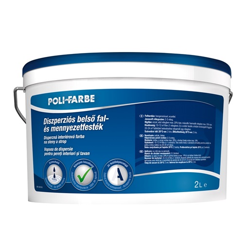 Poli-farbe fal és mennyezetfesték  2 L