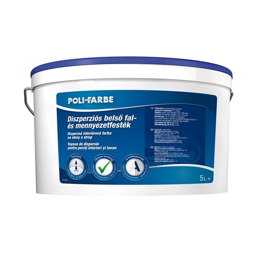Poli-farbe fal és mennyezetfesték  5 L