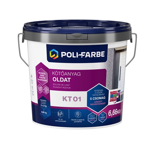 Poli-farbe kötőanyag oldat 6,6 kg