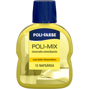 Poli-Mix univerzális színezőpaszta 12 napsárga 100 ml