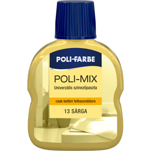 Poli-Mix univerzális színezőpaszta 13 sárga 100 ml