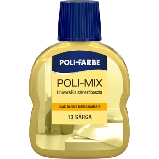 Poli-Mix univerzális színezőpaszta 13 sárga 100 ml