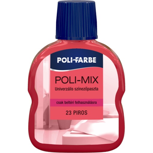 Poli-Mix univerzális színezőpaszta 23 piros 100 ml