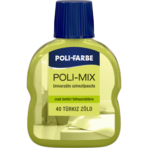 Poli-Mix univerzális színezőpaszta 40 türkiz zöld 100 ml