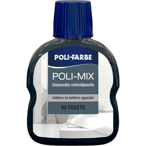 Poli-Mix univerzális színezőpaszta 90 fekete 100 ml