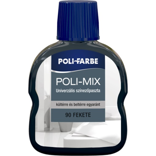 Poli-Mix univerzális színezőpaszta 90 fekete 100 ml