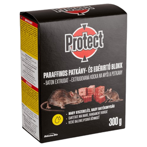 Protect rágcsálóirtó blokk, paraffinos 300 gr (12x25 gr)