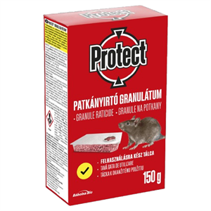 Protect rágcsálóirtó granulátum 150 gr (2x75 gr) patkányirtó