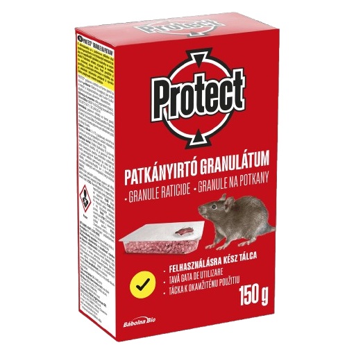 Protect rágcsálóirtó granulátum 150 gr (2x75 gr) patkányirtó