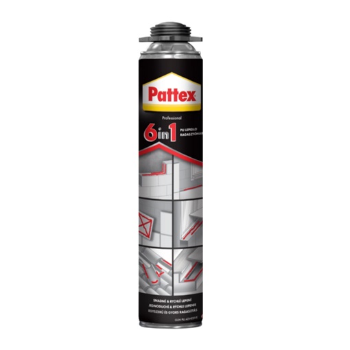 Pur-hab Pattex 6 in 1 ragasztóhab pisztolyos 750 ml