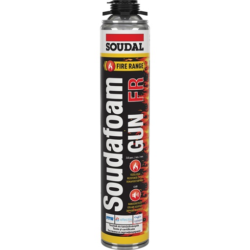 Pur-hab Soudal 750 ml tűzgátló pisztolyos