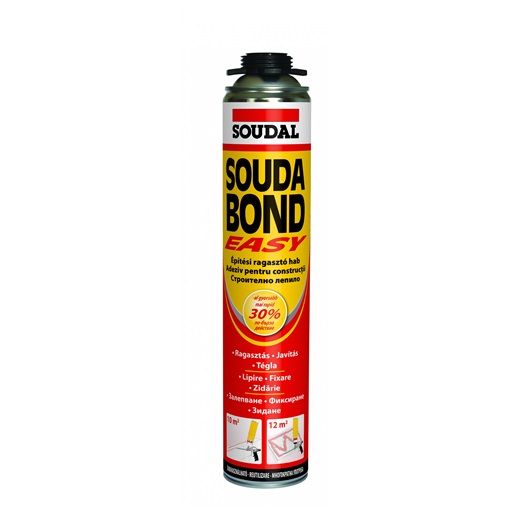 Pur-hab Soudal Easy Soudabond ragasztóhab pisztolyos 750 ml
