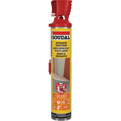Pur-hab Soudal Gipszkarton ragasztóhab 750 ml