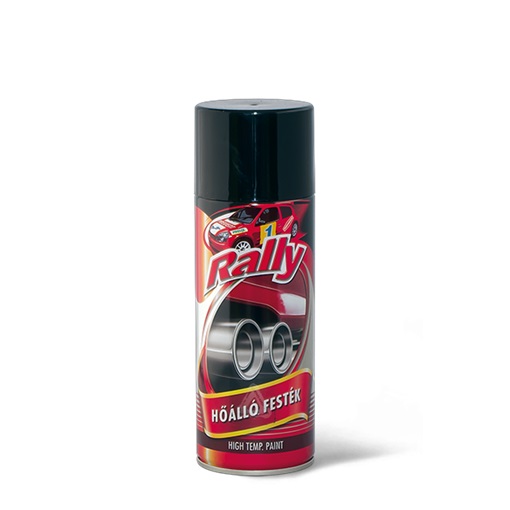 RALLY Hőálló fekete festék spray 400ml