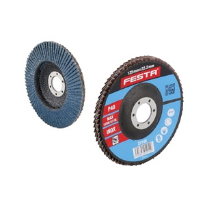 S.02646 Csiszolókorong lamellás inox 125mm 40 22145 Festa