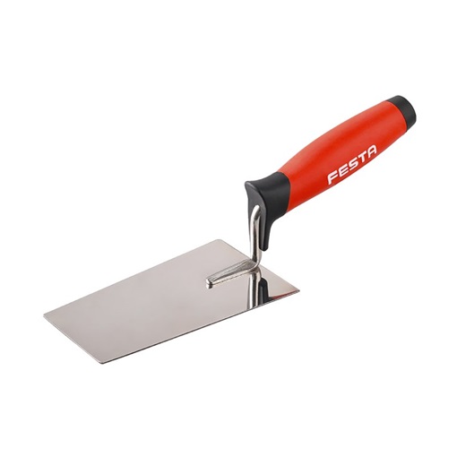 S.03174 Kőműveskanál  rozsdamentes profi 140mm 31233 Festa