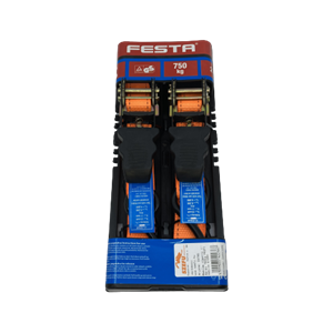 S.04795 Raklap rögzítő 1"x5m Profi 2db-os 750 kg 51060 Festa