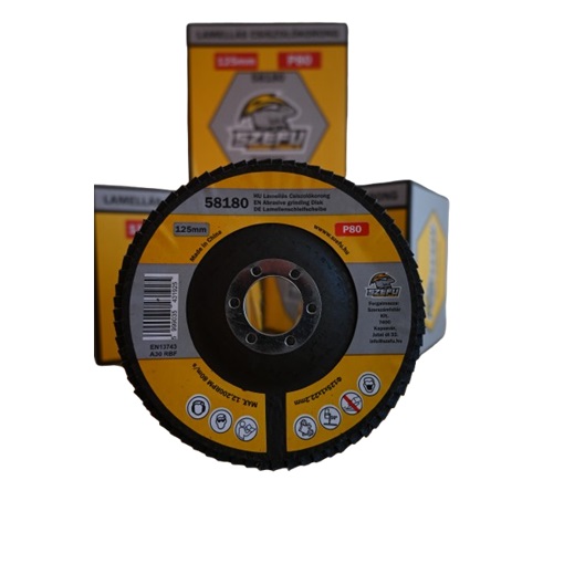 S.58180 Lamellás Csiszoló 125mm P80 SZEFU
