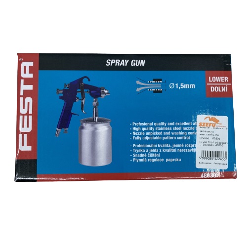 S.63230 Alvázfújó pisztoly, levegős 48030 Festa