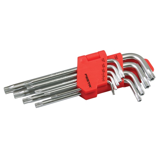 S.01500 Imbuszkulcs klt.Torx 9 db-os 18497 Festa