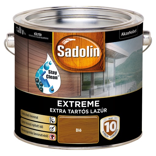 Sadolin Extreme kültéri vízbázisú dió 2,5 L