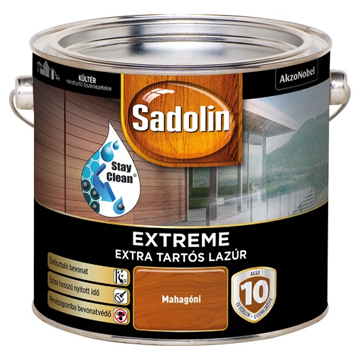 Sadolin Extreme kültéri vízbázisú mahagóni 2,5 L