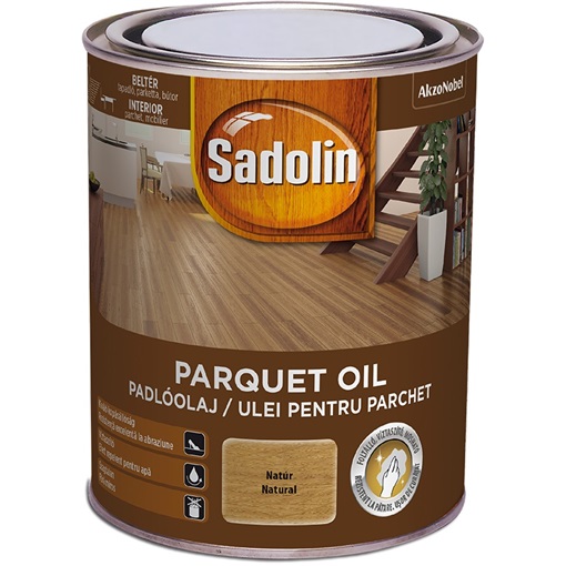 Sadolin Parquet Oil Fehér fátyol 1 L beltéri parketta olaj KIFUTÓ
