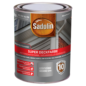 Sadolin Super Deckfarbe fafesték ezüstszürke 0,75 L