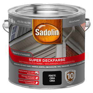 Sadolin Super Deckfarbe fafesték fekete 2,5 L